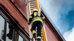 By asking a generative AI program to create an image that shows a firefighter climbing a ladder, the staff of Firehouse received this. By asking a generative AI program to create an image that shows a firefighter climbing a ladder, the staff of Firehouse received this.