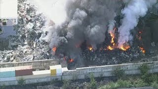 Heat, Blaze Battled by Firefighters in Fort Worth, TX, Scrap Yard  | Firehouse