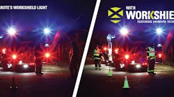 Powered by HINVII®* technology, WorkShield lamps use minimally visible, low-wavelength light to illuminate high-visibility material, significantly raising its conspicuousness without distracting personnel or disturbing traffic. Powered by HINVII®* technology, WorkShield lamps use minimally visible, low-wavelength light to illuminate high-visibility material, significantly raising its conspicuousness without distracting personnel or disturbing traffic.