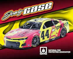 Joey Gase will be driving the No. 44 car featuring Sparky® the Fire Dog for NY Racing in the Coke Zero 400. Joey Gase will be driving the No. 44 car featuring Sparky® the Fire Dog for NY Racing in the Coke Zero 400.