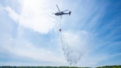 The software from Rain helps identify a fire and understand its behavior, making strategic decisions about how water or fire suppressant should be dropped. The software from Rain helps identify a fire and understand its behavior, making strategic decisions about how water or fire suppressant should be dropped.