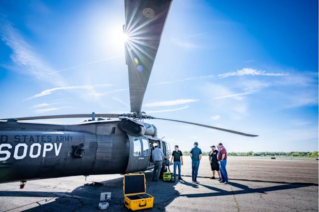 Rain founder Maxwell Brodie said the autonomous helicopters can get to fires quicker than ever, helping reduce the footprint of wildfires.