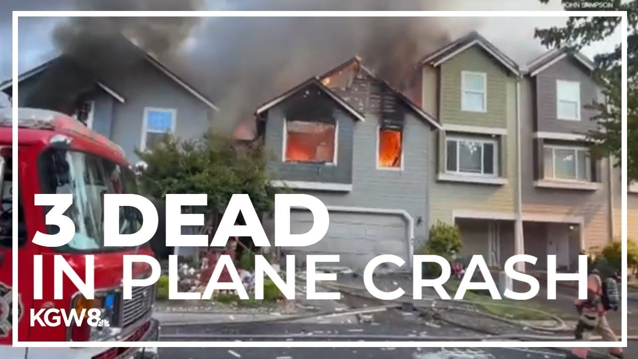 Plane Crashes into Fairview OR Townhome Killing 3