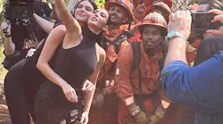 Celebrity Kim Kardashian visited Crew 3, Crew 5 and Pine Grove Youth Conservation Camp at the Growlersburg Conservation Camp to learn more about the fire programs operated by the California Department of Corrections and Rehabilitation.