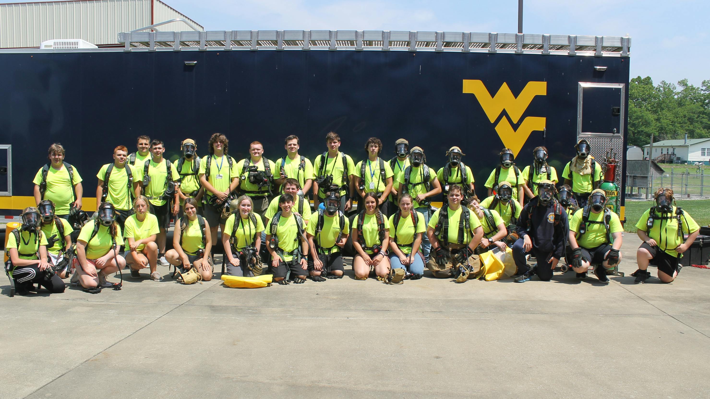More than 130 teenagers from 14 states attended the 17th annual West Virginia University National Junior Firefighter Camp.