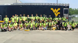 More than 130 teenagers from 14 states attended the 17th annual West Virginia University National Junior Firefighter Camp.