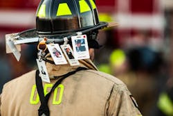One firefighter represents multiple fallen firefighters for their climb. One firefighter represents multiple fallen firefighters for their climb.