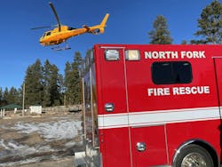 Sometimes, the NFVFD uses air ambulance services for transport of victims to which the department responded with EMS, with helicopters landing in forest clearings. Sometimes, the NFVFD uses air ambulance services for transport of victims to which the department responded with EMS, with helicopters landing in forest clearings.