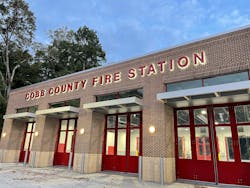 The completed Cobb County Fire Station. The completed Cobb County Fire Station.