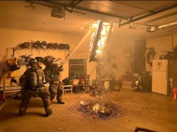 The Summit Township Fire Department was first on scene and confirmed dispatch’s report of a working structure fire. The Summit Township Fire Department was first on scene and confirmed dispatch’s report of a working structure fire.