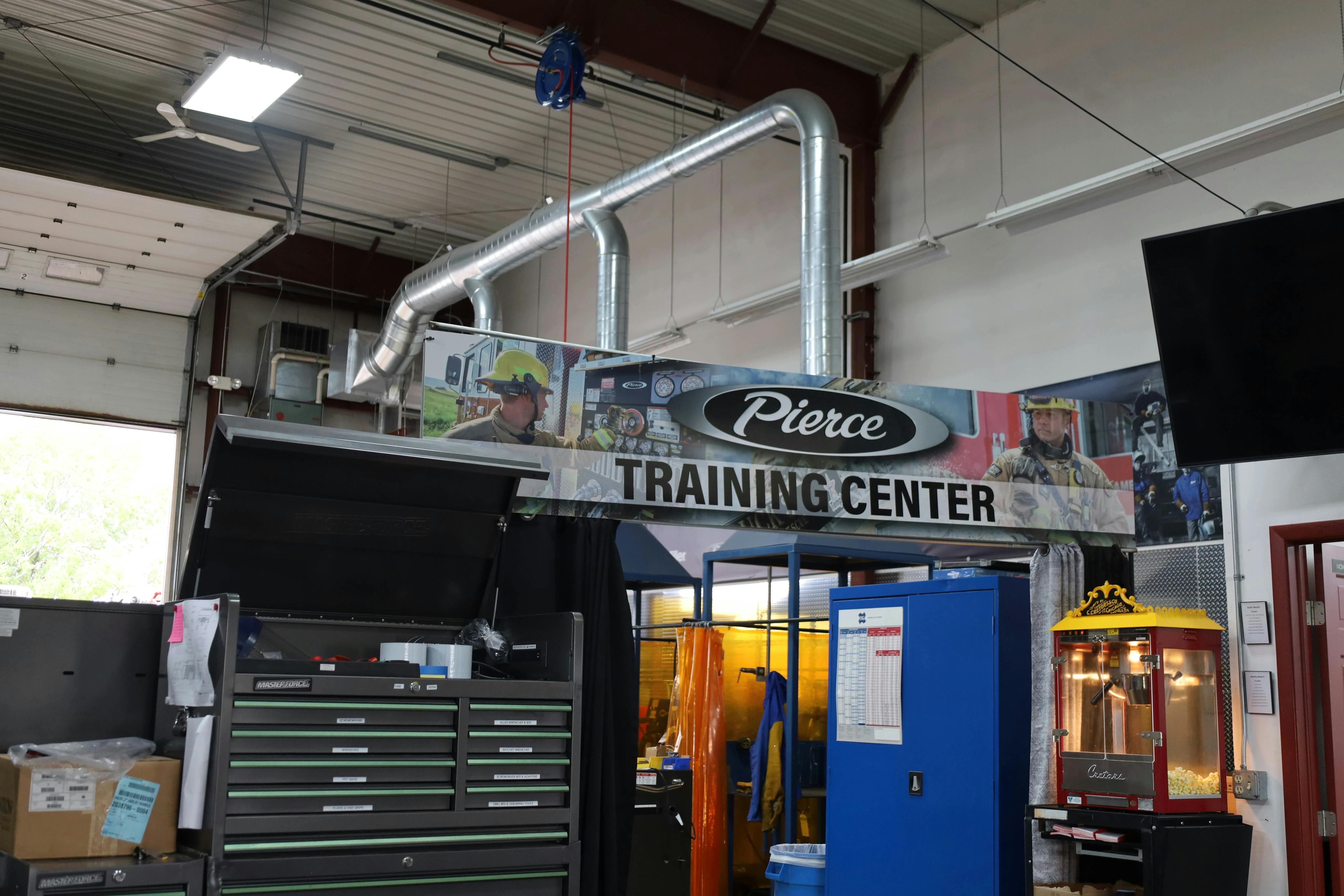 New Pierce employees go through formal training at the Training Center in the Appleton, WI, facility.