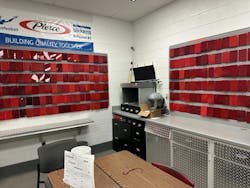 Pierce offers hundreds of paint colors for its orders, including 369 shades of red. Pierce offers hundreds of paint colors for its orders, including 369 shades of red.