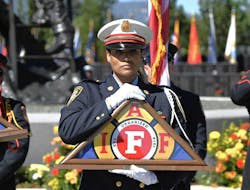This year’s ceremony will honor the names of 308 fire fighters who died in the line of duty. This year’s ceremony will honor the names of 308 fire fighters who died in the line of duty.