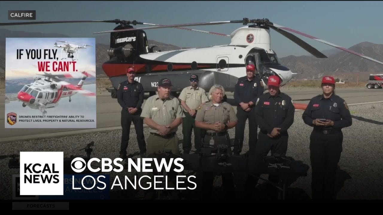Cal Fire asks people to stop flying drones over firefights