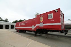 The FEMA Assistance to Firefighters Grant will provide $435,000 in funding for a trailer-based SCBA Maze prop like this one that will train Massachusetts Firefighting Academy recruits on campus and can travel to serve experienced firefighters at their local fire departments. The FEMA Assistance to Firefighters Grant will provide $435,000 in funding for a trailer-based SCBA Maze prop like this one that will train Massachusetts Firefighting Academy recruits on campus and can travel to serve experienced firefighters at their local fire departments.