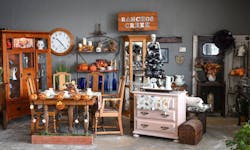 This is one of the displays in the shop. This is one of the displays in the shop.