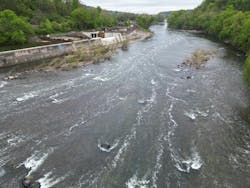 This photo, along with others of the river that runs through our municipality, was used to document and re-plan the river. The combined photos and video were given to the department’s water rescue group. They identified hazards and water features, then provided their findings to department members and mutual-aid partners. Crews can access some of these images on their smart devices to use them as better reference points. Members also can review photos to hold discussions for training. The drones that were used for this cost $600 and $1,200. This photo, along with others of the river that runs through our municipality, was used to document and re-plan the river. The combined photos and video were given to the department’s water rescue group. They identified hazards and water features, then provided their findings to department members and mutual-aid partners. Crews can access some of these images on their smart devices to use them as better reference points. Members also can review photos to hold discussions for training. The drones that were used for this cost $600 and $1,200.