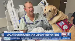 Injured SDFD Captain released from hospital after major crash en route to hurricane relief