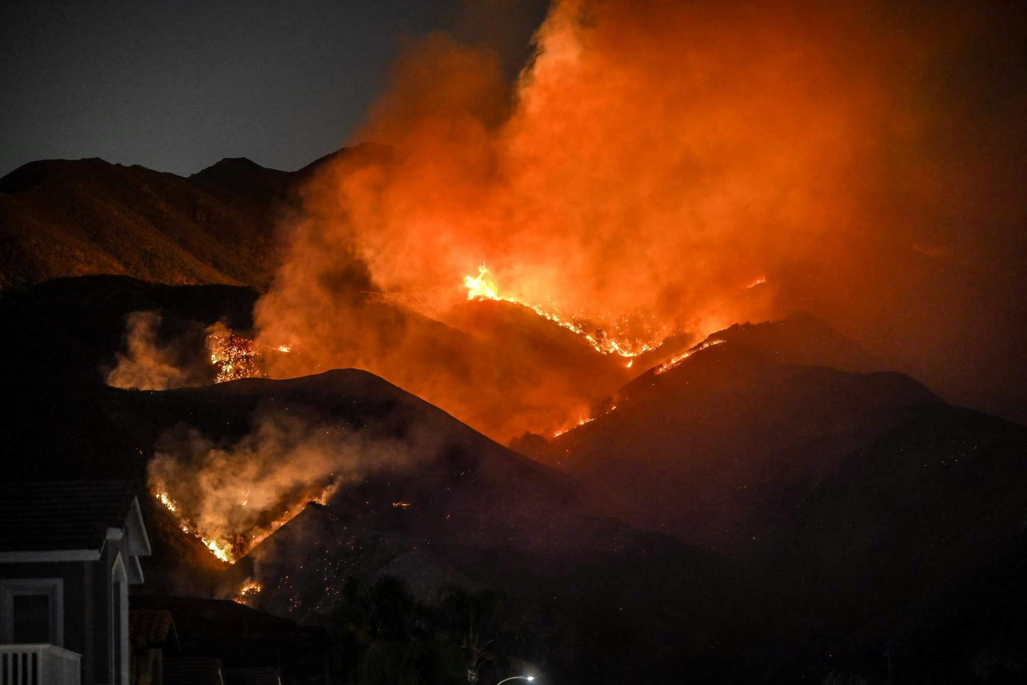 The Airport Fire is 95 percent contained.