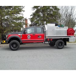 The Ford F-550 CET Fire Apparatus Ultimate First Responder is crafted for challenging terrains. The Ford F-550 CET Fire Apparatus Ultimate First Responder is crafted for challenging terrains.