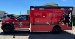 The MXP 170 Type I ambulance that Demers Ambulances constructed for Bonner Springs, KS, Fire and EMS is built on a Ford F-550 4x4 diesel chassis. The MXP 170 Type I ambulance that Demers Ambulances constructed for Bonner Springs, KS, Fire and EMS is built on a Ford F-550 4x4 diesel chassis.