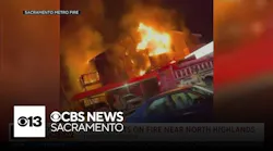 Apartment complex catches fire in North Highlands