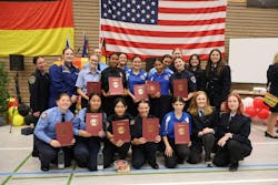 All 30 participants of the exchange programs were able to receive various levels of the German Youth Flame Award. All 30 participants of the exchange programs were able to receive various levels of the German Youth Flame Award.