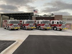 A large portion of the department’s fleet comprises Pierce apparatus. As a result, the department leased 7,000 sq. ft. of the Annex Ten-8 Fire and Safety, to allow the department to partner on-site warranty repairs and major repairs. A large portion of the department’s fleet comprises Pierce apparatus. As a result, the department leased 7,000 sq. ft. of the Annex Ten-8 Fire and Safety, to allow the department to partner on-site warranty repairs and major repairs.