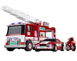Hess Toy Truck is ‘back and better than ever’ this year, with the new, heroic 3-and-1 2024 Hess fire truck with car and motorcycle. Hess Toy Truck is ‘back and better than ever’ this year, with the new, heroic 3-and-1 2024 Hess fire truck with car and motorcycle.