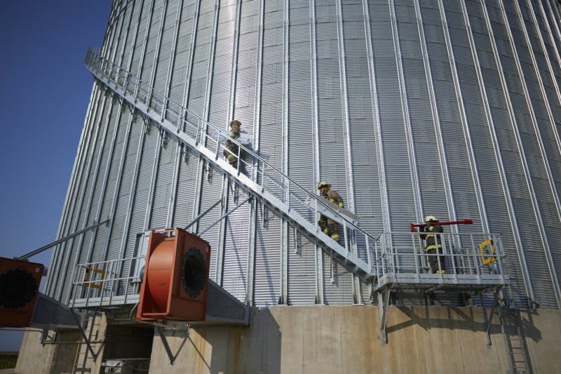 Nationwide is continuing to work with partners throughout the year to provide additional grain rescue tubes and training sessions to fire departments in need.