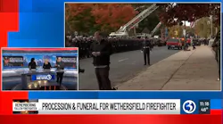 FUNERAL SERVICE HONORS FALLEN WETHERSFIELD FIREFIGHTER