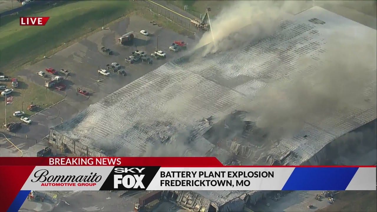 Battery Plant Fire In Fredericktown, MO, Leads To Evacuations | Firehouse