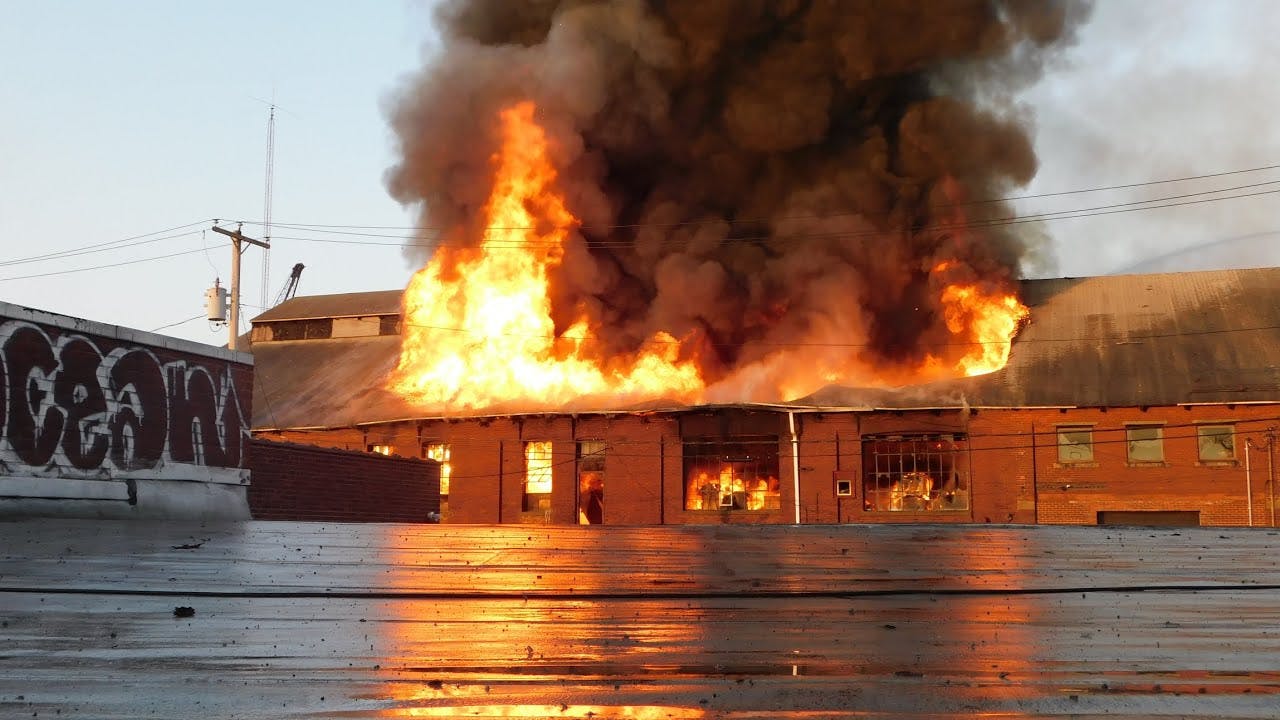 River Fire (New Haven CT) 4th Alarm