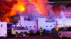 EARLY ARRIVAL HEAVY FIRE Auto Repair Shop Two Alarm Commercial Fire Brick, New Jersey 11/4/24