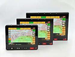 RadioMobile’s Patriot mobile data computers (MDCs) are purpose-built for the fire service. With a tablet-like form factor, the Patriot combines a bright touch display with a powerful onboard computer all in one ruggedized product. RadioMobile’s Patriot mobile data computers (MDCs) are purpose-built for the fire service. With a tablet-like form factor, the Patriot combines a bright touch display with a powerful onboard computer all in one ruggedized product.