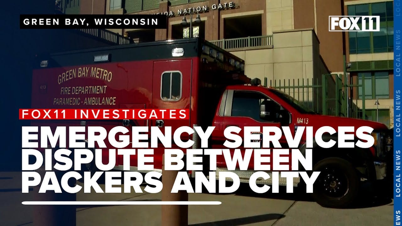 FOX 11 Investigates: Packers, city debate Lambeau's on-field emergency medical services