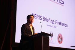 Division Chief William Broscious of the city of Columbia, SC, presented the National Emergency Response Information System (NERIS) and said by the end of the third quarter in 2025, the plan is for NERIS to be integrated through more than 5,000 departments across the nation. Division Chief William Broscious of the city of Columbia, SC, presented the National Emergency Response Information System (NERIS) and said by the end of the third quarter in 2025, the plan is for NERIS to be integrated through more than 5,000 departments across the nation.