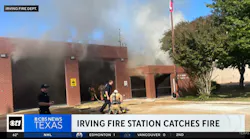 Fire Damages Irving, TX, Fire Station