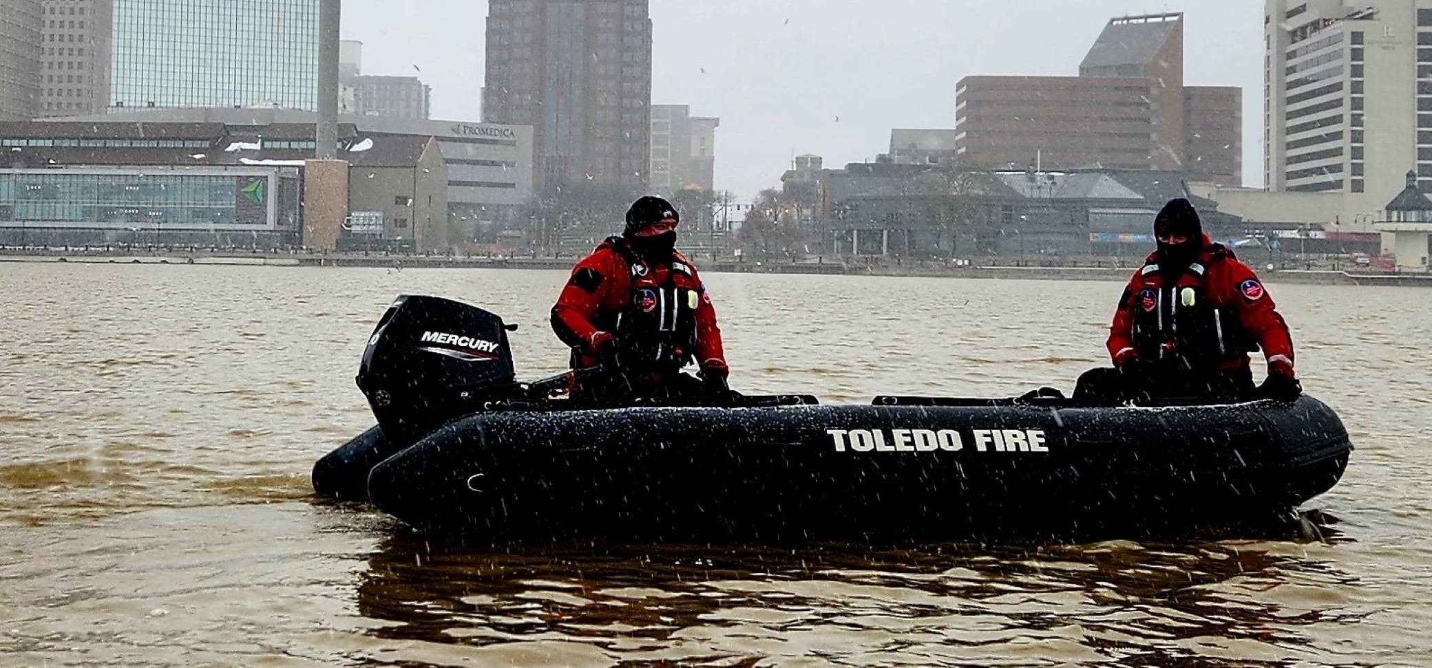 Water-rescue operations in cold weather require additional steps to keep rescuers warm, such as undergarments and enough personnel to maintain adequate work/rest cycles. Extra EMS units should be requested to conduct rehab operations.