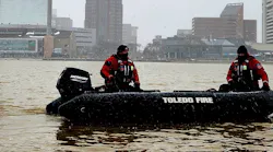 Water-rescue operations in cold weather require additional steps to keep rescuers warm, such as undergarments and enough personnel to maintain adequate work/rest cycles. Extra EMS units should be requested to conduct rehab operations.