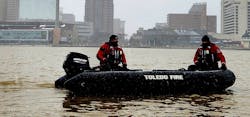 Water-rescue operations in cold weather require additional steps to keep rescuers warm, such as undergarments and enough personnel to maintain adequate work/rest cycles. Extra EMS units should be requested to conduct rehab operations. Water-rescue operations in cold weather require additional steps to keep rescuers warm, such as undergarments and enough personnel to maintain adequate work/rest cycles. Extra EMS units should be requested to conduct rehab operations.