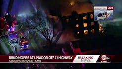 Large apartment complex fire Large apartment complex fire