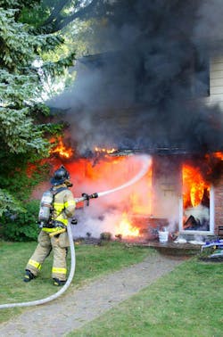 The Royal Oak, MI, Fire Department was dispatched to a reported structure fire with people possibly trapped. On arrival, heavy fire was showing from the A and C sides of the structure, but occupants reported that everyone was accounted for. The Royal Oak, MI, Fire Department was dispatched to a reported structure fire with people possibly trapped. On arrival, heavy fire was showing from the A and C sides of the structure, but occupants reported that everyone was accounted for.