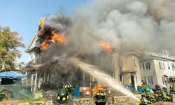 The first-arriving engine company from the Lowell Fire Department had heavy fire showing from a 2½-story multifamily home. The first-arriving engine company from the Lowell Fire Department had heavy fire showing from a 2½-story multifamily home.