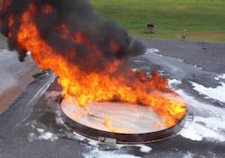 This breakthrough firefighting foam is designed to tackle fuel-in-depth tank and spill fires. This breakthrough firefighting foam is designed to tackle fuel-in-depth tank and spill fires.