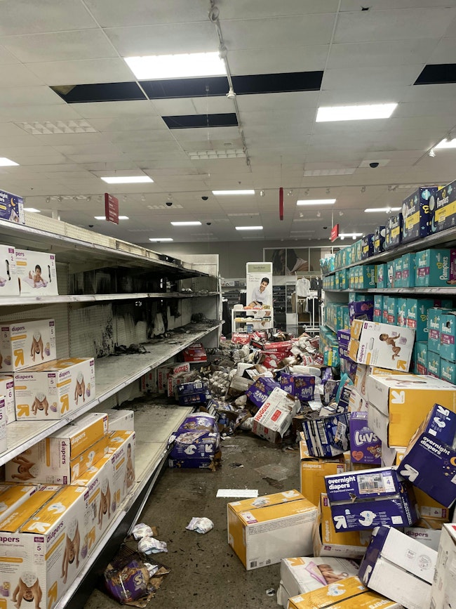 Training for big box store fires helps members to refine rescue profiles by incorporating realistic scenarios, such as navigating obstructed pathways.