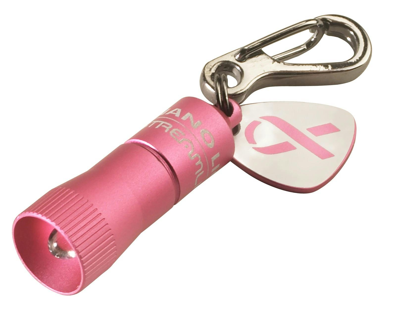 Streamlight donated the proceeds from sales of its pink Nano Light&circledR; keychain light, pink Siege&circledR; AA ultra-compact lantern, and pink Strion&circledR; LED tactical light.
