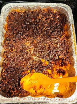 Joe Healy's candied squash that he makes for different firehouses every other year. Joe Healy's candied squash that he makes for different firehouses every other year.