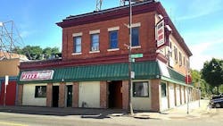 This is the building prior to the fire. This is the building prior to the fire.