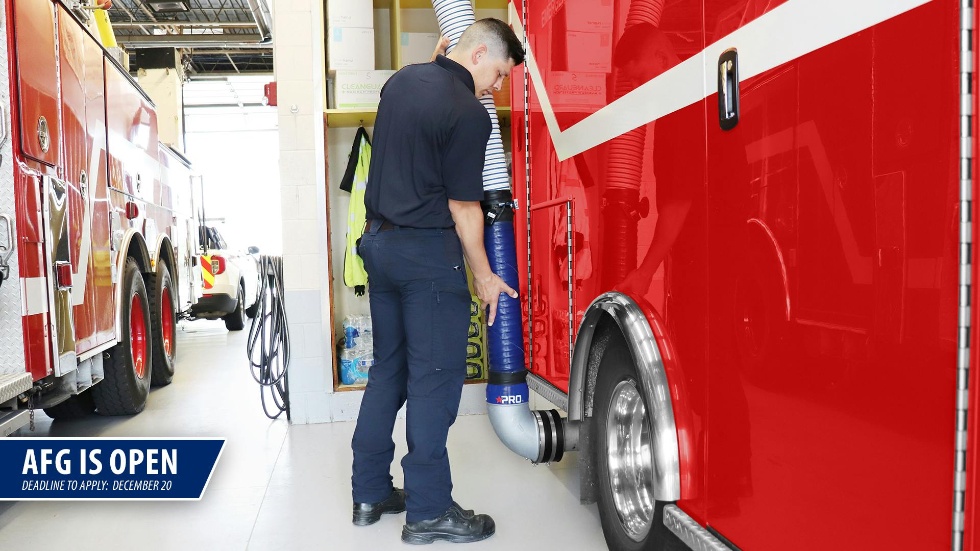The Assistance to Firefighters Grant (AFG) application process opened on November 12, and the deadline is December 20, 2024, at 5 p.m.